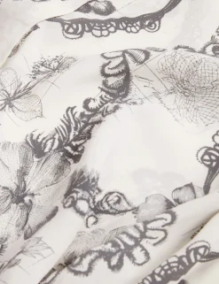New Lobster Limited Oberteile & Blusen|Neue Frühlingsblumen<Nottingham Lace Print Longline Shirt