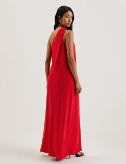 New Lobster Limited Festliche Kleidung|Die Hochzeitsredaktion<One-Shoulder-Maxikleid aus Webstoff