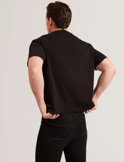 New Lobster Limited Oberteile & T-Shirts<Oversized-T-Shirt aus Baumwolle mit Logo-Patch