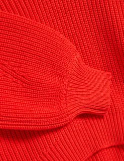 New Lobster Limited Oberteile & Blusen|Pullover & Strickjacken<Oversized V-Ausschnitt Fischerpullover