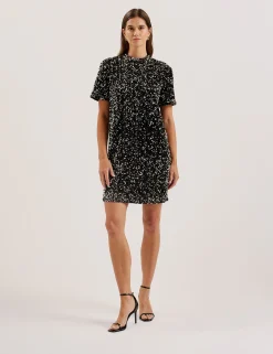 New Lobster Limited Kleider<Paillettenbesetztes Samtkleid