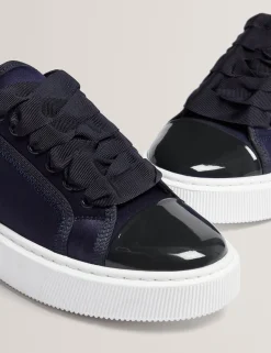 New Lobster Limited Trainer|Die Satin-Kollektion<Plateau-Sneaker mit Satinband und Spitze