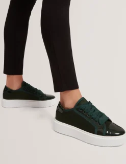 New Lobster Limited Trainer|Die Satin-Kollektion<Plateau-Sneaker mit Satinband und Spitze