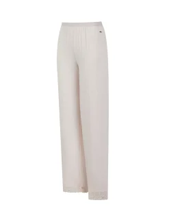 Licensee Pie 2 Brands Nachtwäsche & Dessous|Nachtwäsche & Dessous<Pyjama-Set aus Jersey mit weitem Bein und Spitzenbesatz