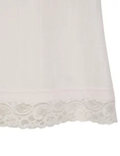 Licensee Pie 2 Brands Nachtwäsche & Dessous|Nachtwäsche & Dessous<Pyjama-Set aus Jersey mit weitem Bein und Spitzenbesatz
