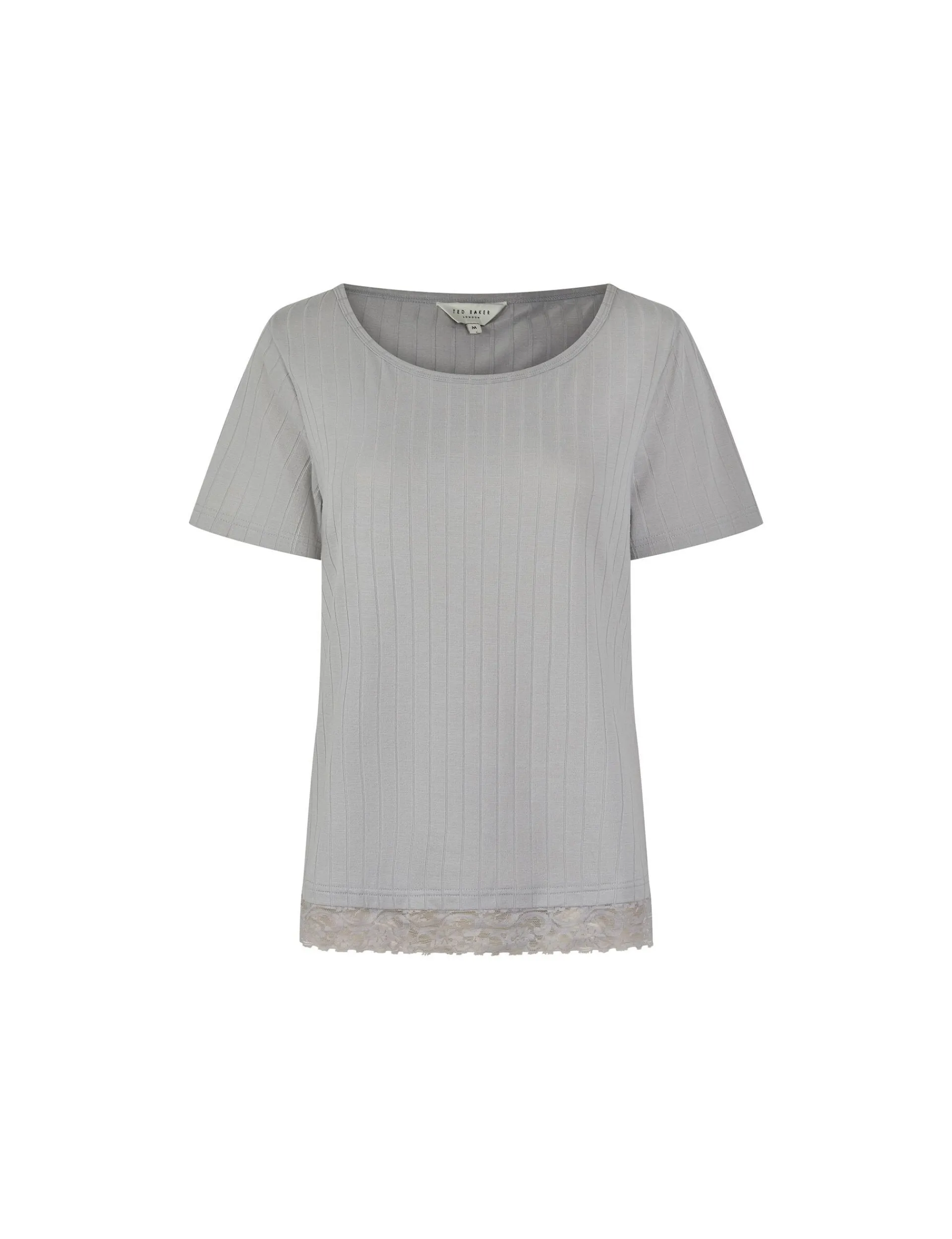 Licensee Pie 2 Brands Nachtwäsche & Dessous|Nachtwäsche & Dessous<Pyjama-Set aus Jersey mit weitem Bein und Spitzenbesatz