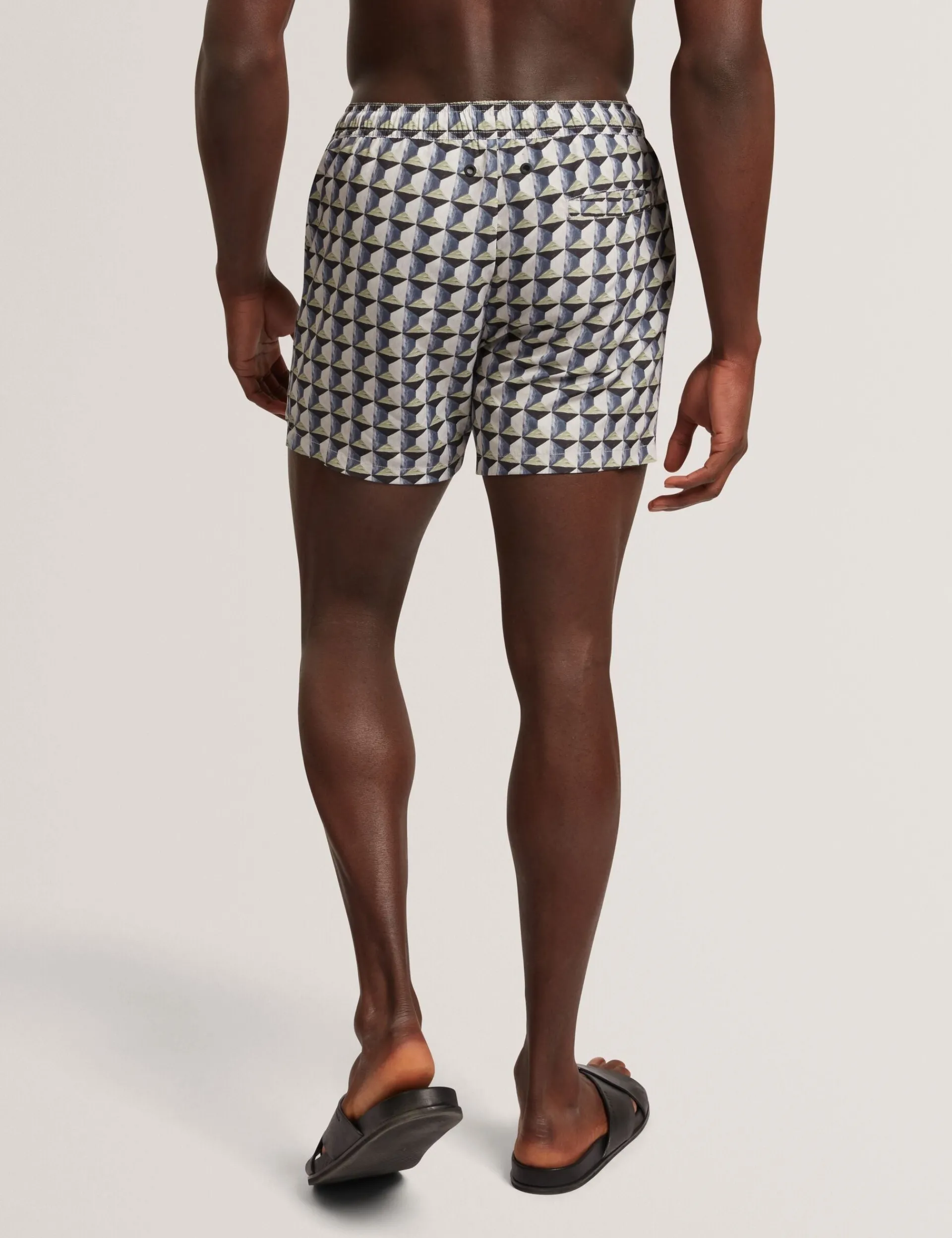 New Lobster Limited Bademode|Der Weihnachtsladen<Retro-Badeshorts mit Geo-Kordelzug