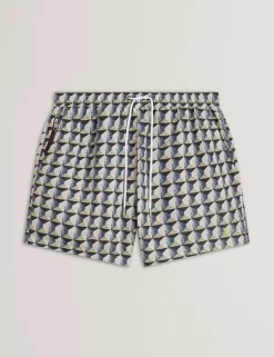 New Lobster Limited Bademode|Der Weihnachtsladen<Retro-Badeshorts mit Geo-Kordelzug