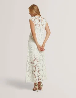 New Lobster Limited Festliche Kleidung|Die Hochzeitsredaktion<Ärmelloses A-Linien-Midikleid aus Häkelspitze