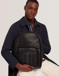 New Lobster Limited Arbeitskleidung|Rucksäcke<Rucksack aus Kunstleder mit Streifenmuster