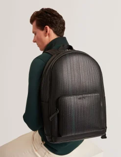 New Lobster Limited Rucksäcke<Rucksack aus PU mit gestreifter Webstruktur