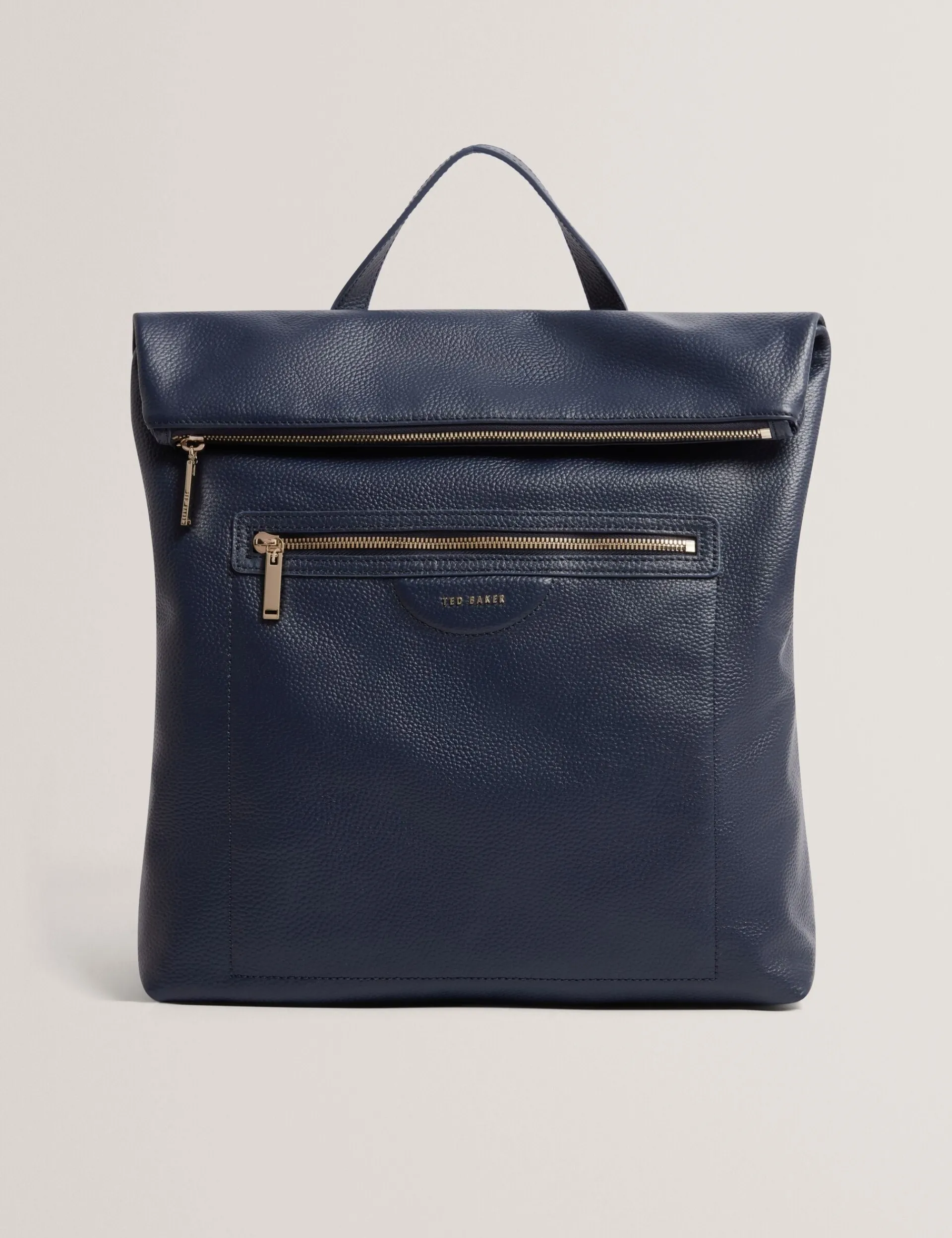 New Lobster Limited Icon & Signature Taschen|Luftiger Blues Bearbeiten<Rucksack mit Ledergurt und Klappverschluss