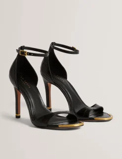 Damen New Lobster Limited Luxusgeschenke Für Damen|Golden Hour<Sandalen mit Stilettoabsatz in Kroko-Optik