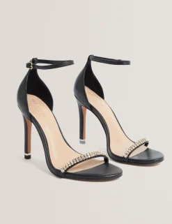 Damen New Lobster Limited Luxusgeschenke Für Damen|Die Hochzeitsredaktion<Sandalen mit Strassriemen und Stilettoabsatz