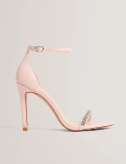 Damen New Lobster Limited Luxusgeschenke Für Damen|Die Hochzeitsredaktion<Sandalen mit Strassriemen und Stilettoabsatz
