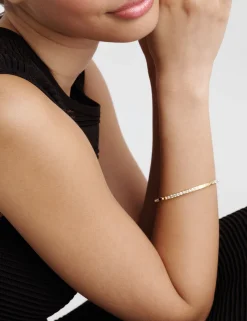 Damen Licensee Simon Harrison Luxusgeschenke Für Damen|Sämtliches Zubehör<Schmale, kristallglitzernde Armreif