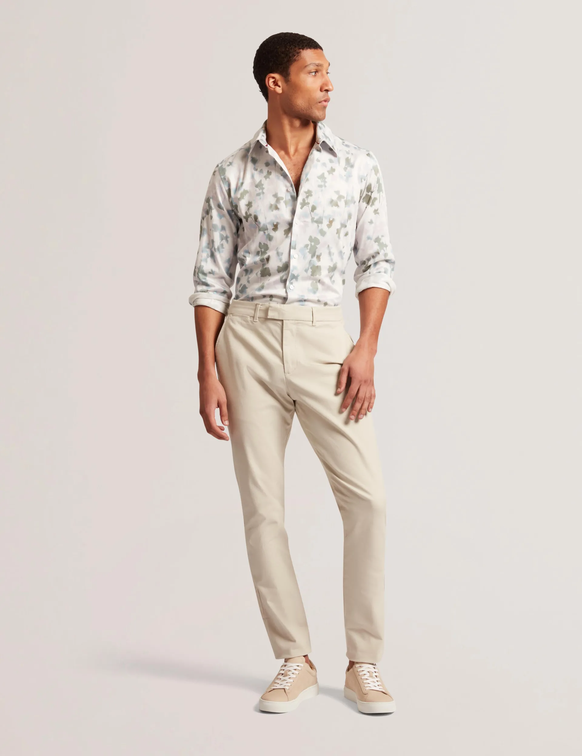 New Lobster Limited Hosen & Chinos|Festliche Kleidung<Schmal geschnittene Chinos aus Baumwollmischgewebe