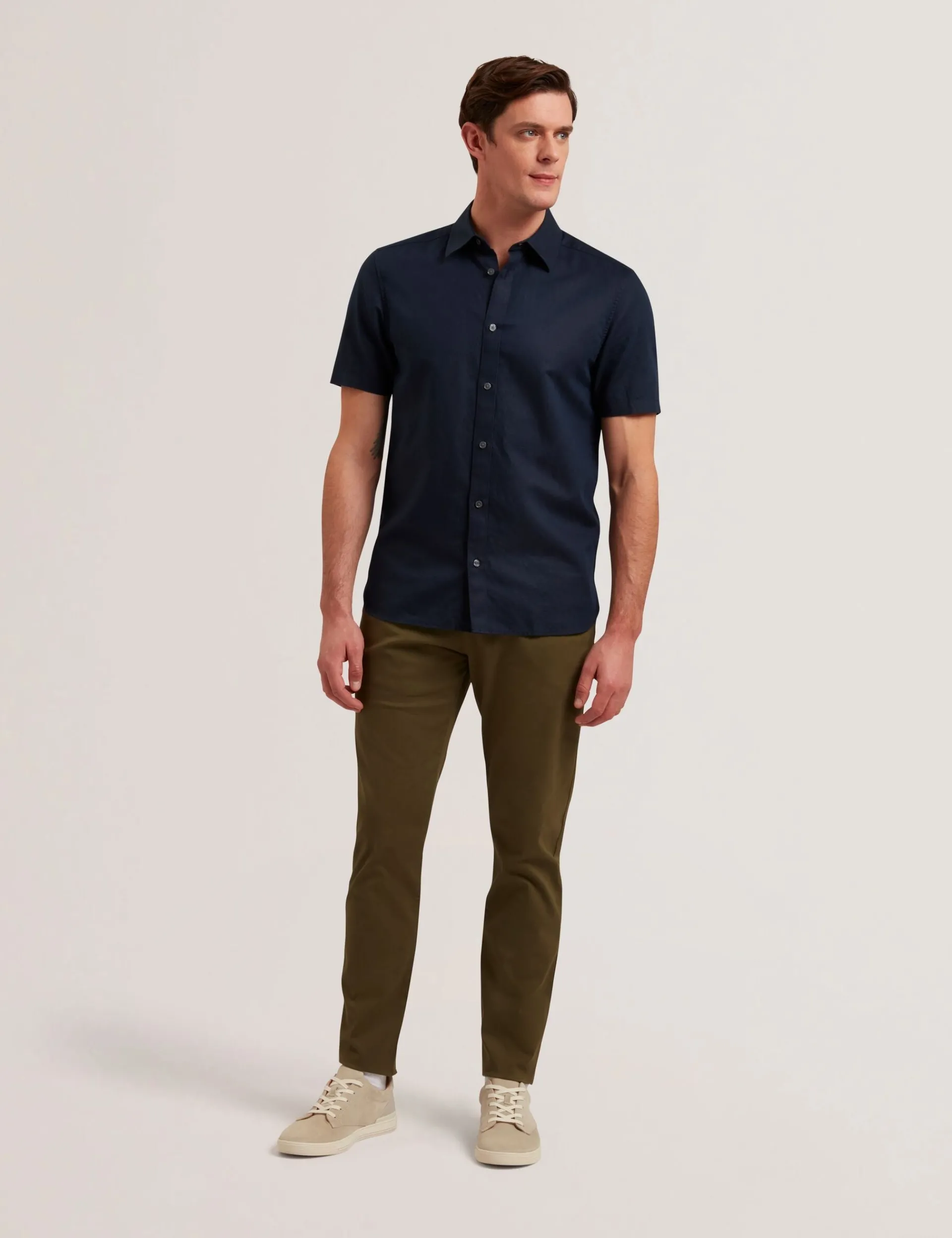 New Lobster Limited Hosen & Chinos|Festliche Kleidung<Schmal geschnittene Chinos aus Baumwollmischgewebe