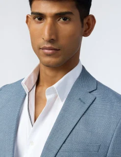 Licensee Baird Group Breezy Blues Bearbeiten|Arbeitskleidung<Schmal geschnittener Blazer aus Hopsack-Wolle