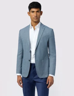 Licensee Baird Group Breezy Blues Bearbeiten|Arbeitskleidung<Schmal geschnittener Blazer aus Hopsack-Wolle