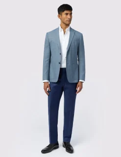 Licensee Baird Group Breezy Blues Bearbeiten|Arbeitskleidung<Schmal geschnittener Blazer aus Hopsack-Wolle
