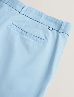 New Lobster Limited Breezy Blues Bearbeiten|Hosen & Chinos<Schmal zulaufende Baumwollhose mit Gürtel