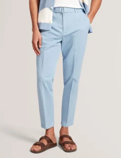 New Lobster Limited Breezy Blues Bearbeiten|Hosen & Chinos<Schmal zulaufende Baumwollhose mit Gürtel