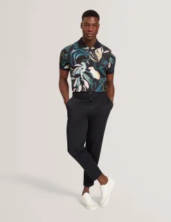 New Lobster Limited Breezy Blues Bearbeiten|Hosen & Chinos<Schmal zulaufende Baumwollhose mit Gürtel