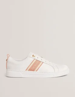 Damen New Lobster Limited Trainer|Luxusgeschenke Für Damen<Schnürschuhe aus Leder mit Webstreifen