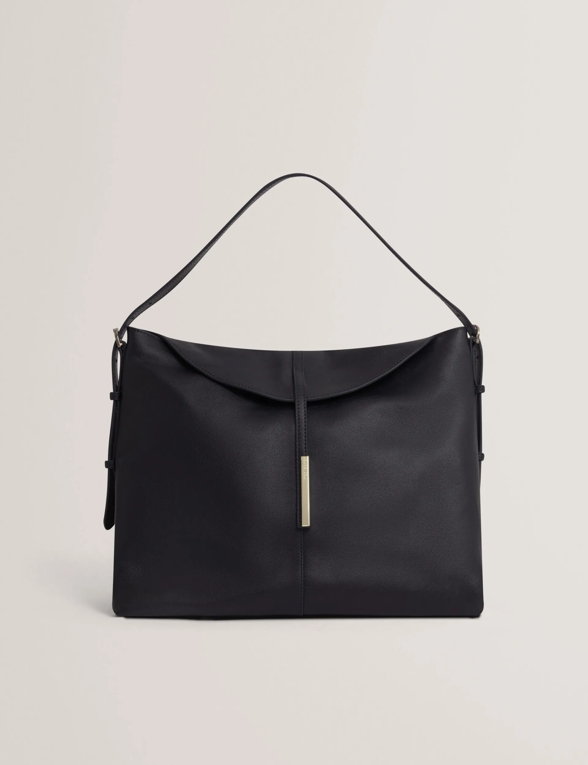 New Lobster Limited Schultertaschen|Luftiger Blues Bearbeiten<Schultertasche aus Leder mit Bar-Detail