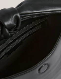 New Lobster Limited Schultertaschen<Schultertasche aus weichem Leder mit Schleife und Knoten