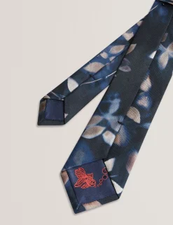 Herren New Lobster Limited Luxusgeschenke Für Herren|Krawatten & Fliegen<Seidenkrawatte mit fotografischem Blattdruck