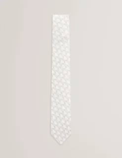 New Lobster Limited Krawatten & Fliegen|Festliche Kleidung<Seidenkrawatte mit Retro-Geometrie-Print