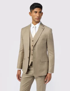 Licensee Baird Group Anzüge & Maßanfertigungen|Arbeitskleidung<Slim-Fit-Anzugjacke aus Flanellwolle