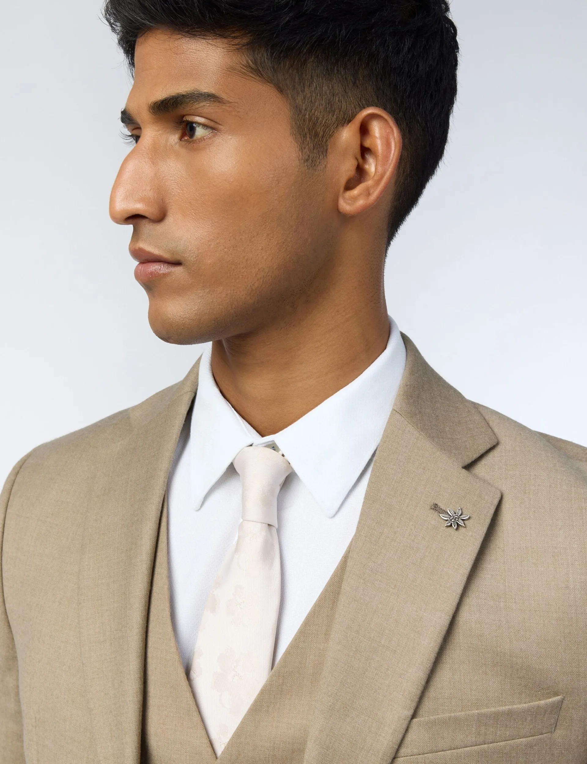 Licensee Baird Group Anzüge & Maßanfertigungen|Arbeitskleidung<Slim-Fit-Anzugjacke aus Flanellwolle