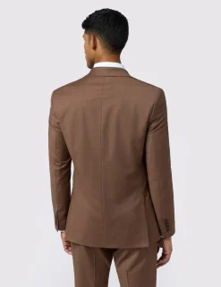 Licensee Baird Group Anzüge & Maßanfertigungen|Arbeitskleidung<Slim-Fit-Anzugjacke aus Flanellwolle