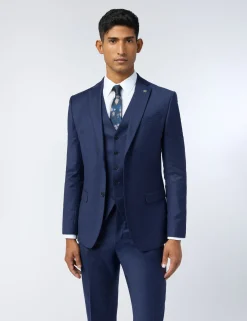 Licensee Baird Group Anzüge & Maßanfertigungen|Arbeitskleidung<Slim-Fit-Anzugjacke aus Flanellwolle
