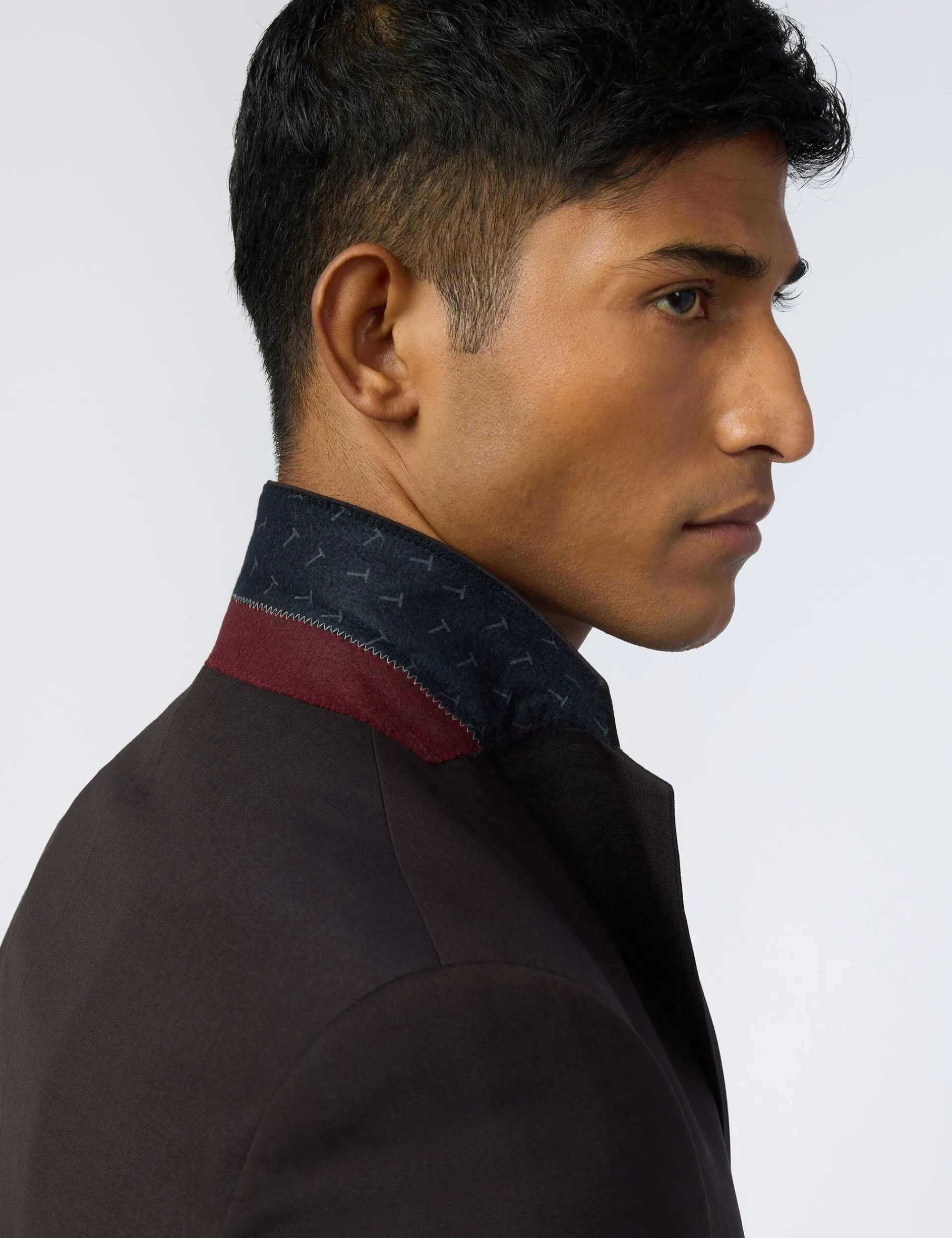 Licensee Baird Group Anzüge & Maßanfertigungen|Arbeitskleidung<Slim-Fit-Anzugjacke aus nfarbenem Wollmischgewebe
