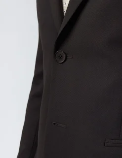 Licensee Baird Group Anzüge & Maßanfertigungen|Arbeitskleidung<Slim-Fit-Anzugjacke aus nfarbenem Wollmischgewebe