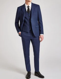 Licensee Baird Group Anzüge & Maßanfertigungen|Blazers<Slim-Fit-Anzugjacke aus Twillwolle