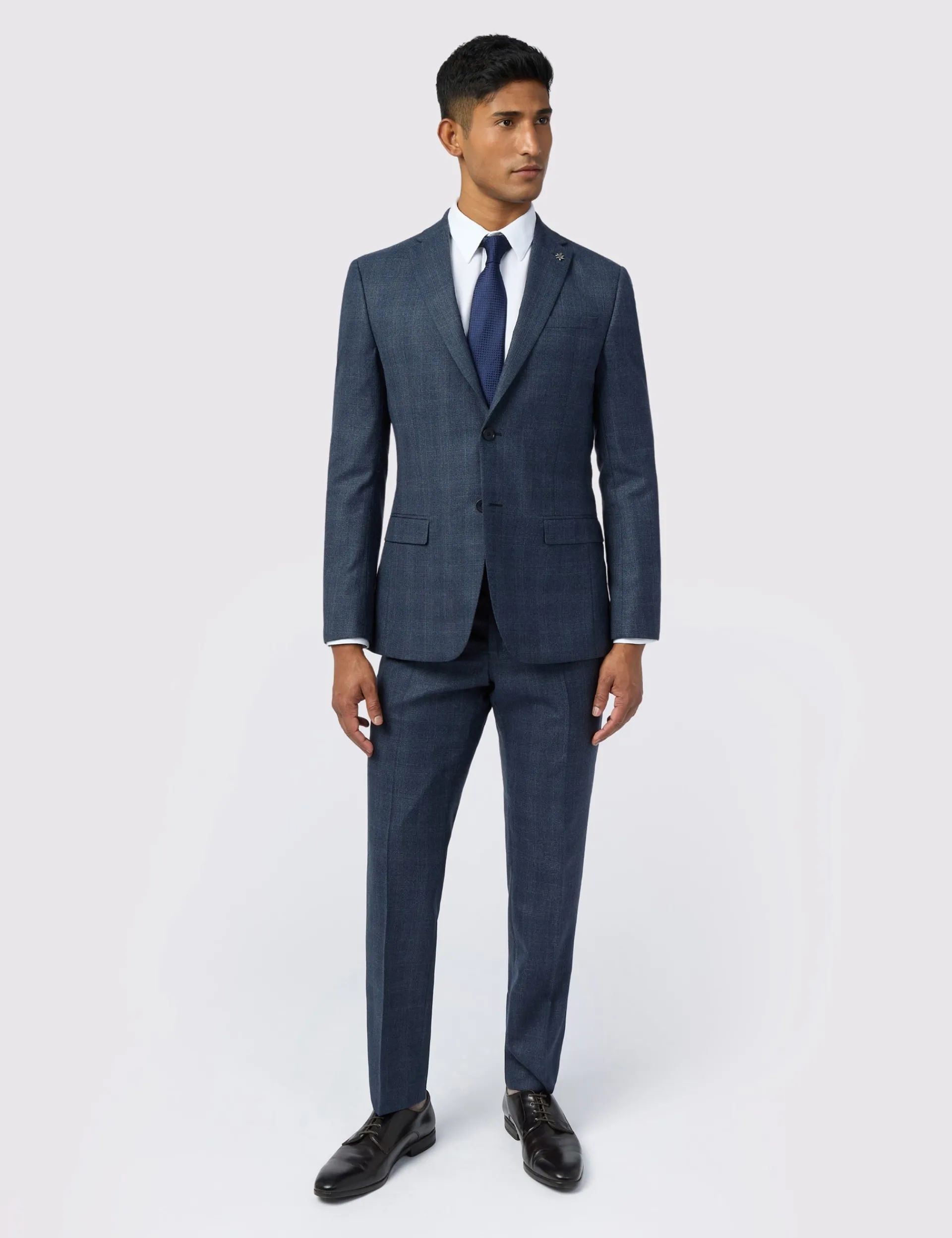 Licensee Baird Group Anzüge & Maßanfertigungen|Arbeitskleidung<Slim-Fit-Anzugjacke mit Ton-in-Ton-Karo