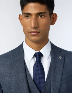 Licensee Baird Group Anzüge & Maßanfertigungen|Arbeitskleidung<Slim-Fit-Anzugjacke mit Ton-in-Ton-Karo