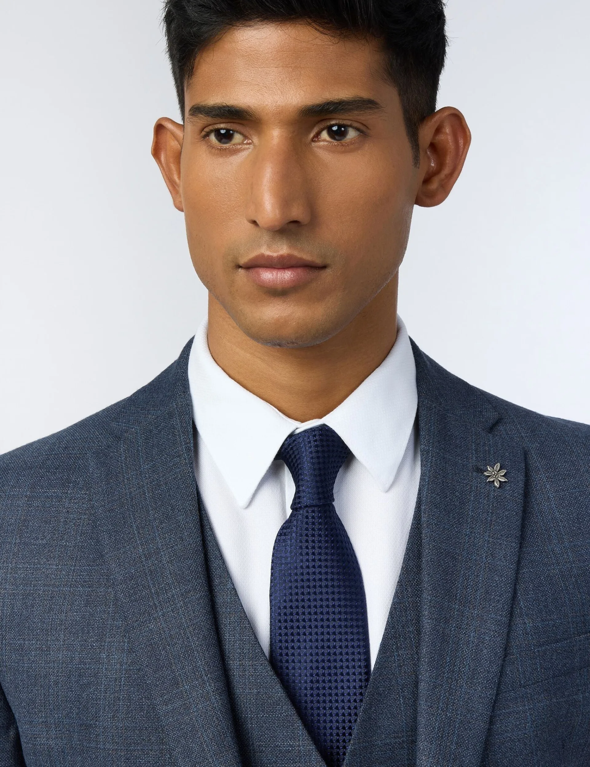 Licensee Baird Group Anzüge & Maßanfertigungen|Arbeitskleidung<Slim-Fit-Anzugjacke mit Ton-in-Ton-Karo