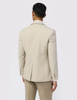 Herren Licensee Baird Group Luxusgeschenke Für Herren|Arbeitskleidung<Slim-Fit-Blazer aus feinstem Wollmischgewebe mit Mikro-Karo-Muster