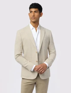 Herren Licensee Baird Group Luxusgeschenke Für Herren|Arbeitskleidung<Slim-Fit-Blazer aus feinstem Wollmischgewebe mit Mikro-Karo-Muster