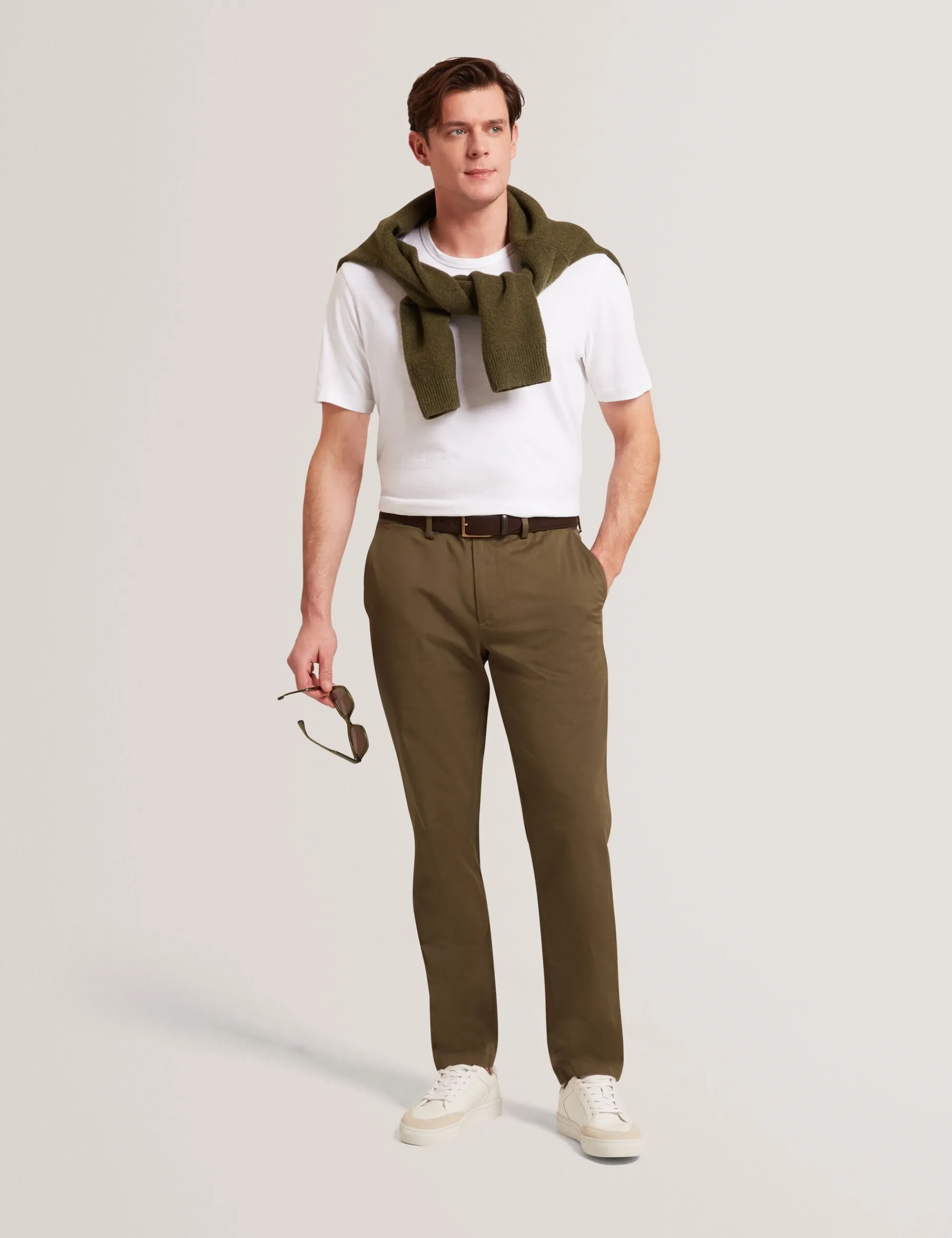 New Lobster Limited Breezy Blues Bearbeiten|Arbeitskleidung<Slim Fit Chinos aus Stretch-Baumwolle