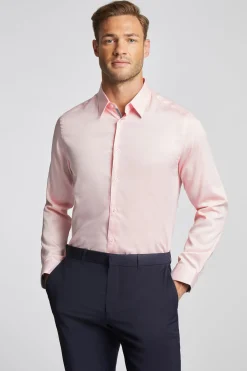 Licensee Baird Group Shirts<Slim-Fit-Hemd aus Satin-Baumwolle