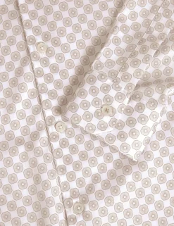 New Lobster Limited Breezy Blues Bearbeiten|Shirts<Slim-Fit-Hemd mit geometrischem Kreismuster