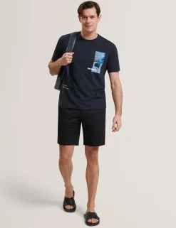 New Lobster Limited Breezy Blues Bearbeiten|Shorts<Slim Leg Stretch Cotton Chino Shorts