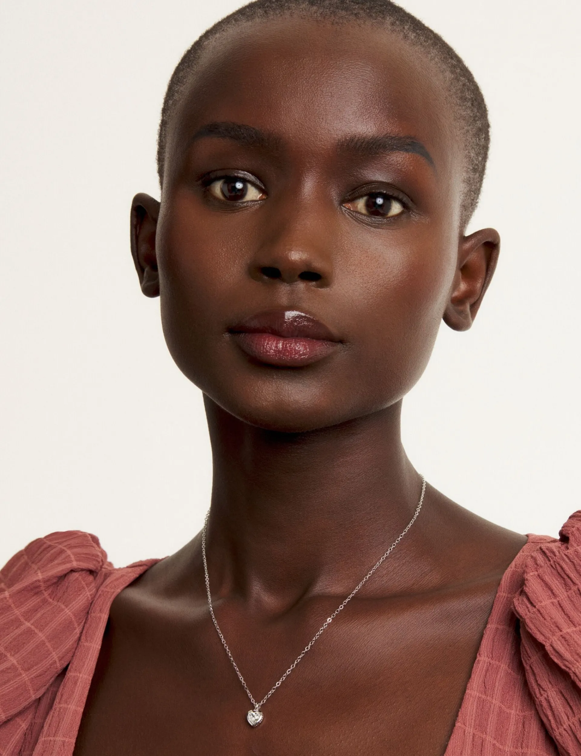 Damen Licensee Simon Harrison Festliche Kleidung|Damenschmuck<Solitär-Kristallherz-Anhänger-Halskette